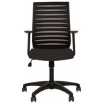Офисное кресло радом Xeon, обивка: текстиль, цвет: сетка oh/ткань черная 5 ls-06 - изображение