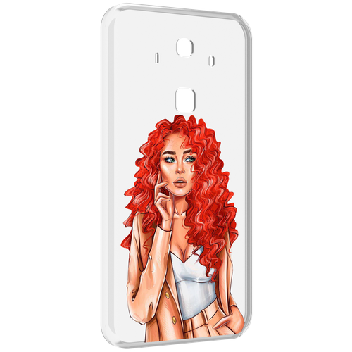 Чехол MyPads девушка-с-яркими-волосами женский для Huawei Mate 10 Pro задняя-панель-накладка-бампер