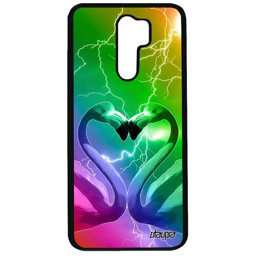 фото Чехол на мобильный xiaomi redmi 9, "фламинго" самка сердце utaupia
