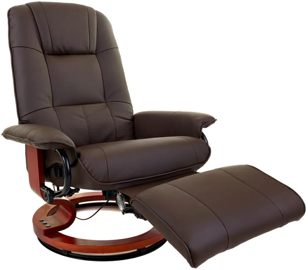 Кресло вибромассажное Angioletto с подъемным пуфом 2159 s-dostavka