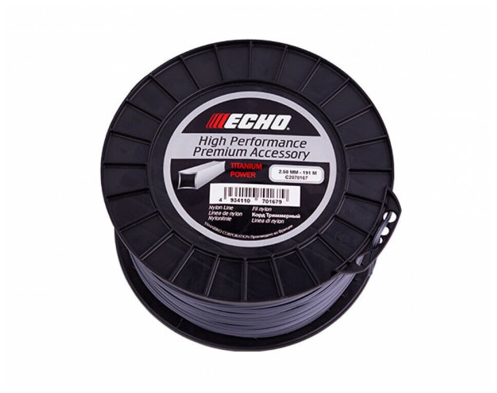 Леска ECHO Titanium power 2.5 мм 191 м 2.5 мм