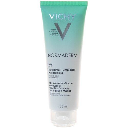 VICHY NORMADERM Normaderm Три-Актив Глубокое очищение 3 в 1 125 мл