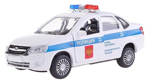 Легковой автомобиль Autogrand Lada Granta полиция (33952) 1:36, 12 см, белый