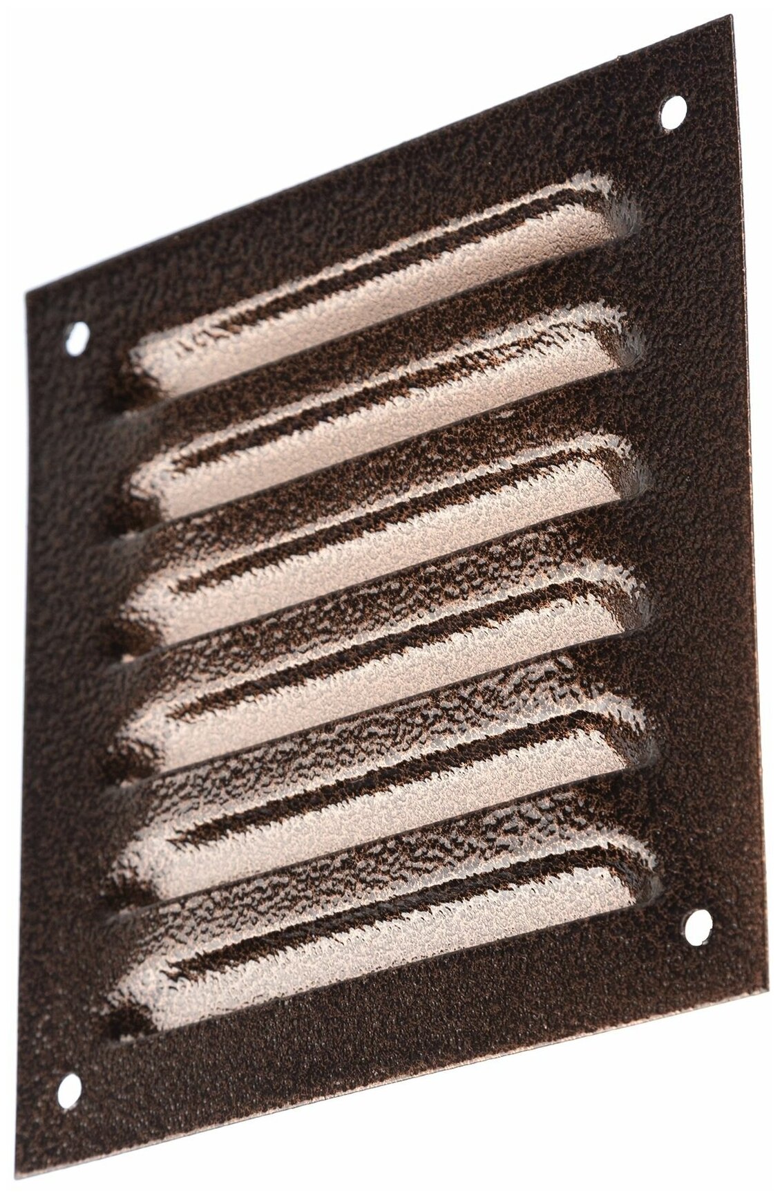 Решетка вентиляционная Ore GM1313B 130x130 мм металл цвет коричневый (2 шт.)