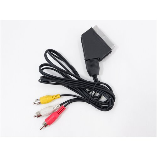 Кабель видео адаптер SCART-3RCA Premier 5-015 — 1 метр hdmi compatible to 3rca scart two in one adapter cable 1 5m male s video to 3 rca av audio cable 3 rca phono adapter