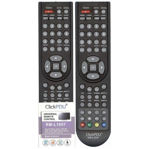 пульт для bbk rm d 1177 универсальный tv dvd черный Универсальный пульт для POLAR RM-L1057