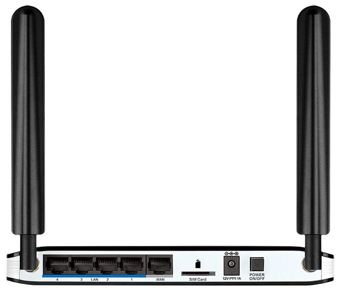 Wi-Fi роутер D-Link , N300, черный - фото №2