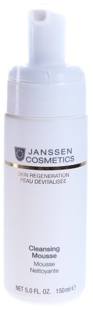 Janssen Cosmetics мусс нежный очищающий Cleansing Mousse, 150 мл