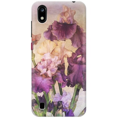 фото Re:pa накладка transparent для zte blade a7 2019 с принтом "фиолетовые цветы"