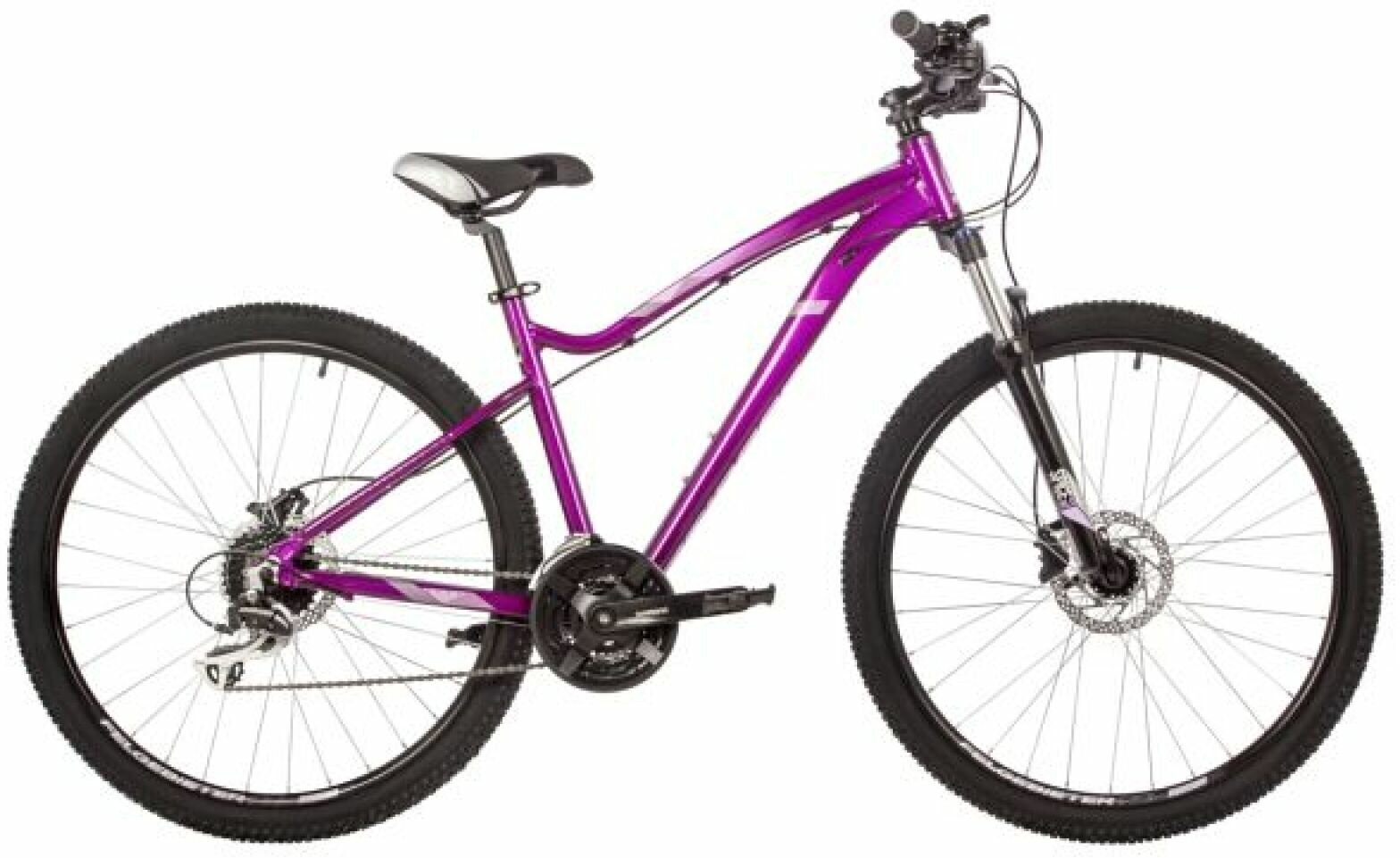 Женский велосипед Stinger Vega Evo 27" (2021) 17" Фиолетовый (161-178 см)