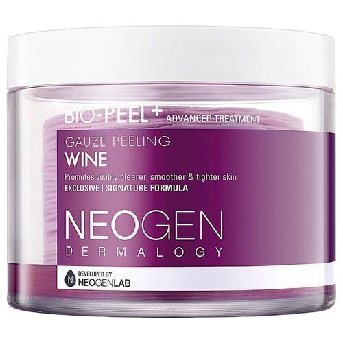 Отшелушивающие пилинг-пэды с вином Neogen Dermalogy Bio-Peel Gauze Peeling Wine 200 ml, 30 шт