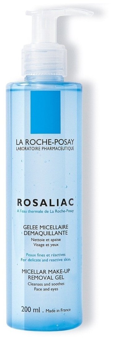 La Roche-Posay гель мицеллярный для кожи лица и век Rosaliac, 200 мл