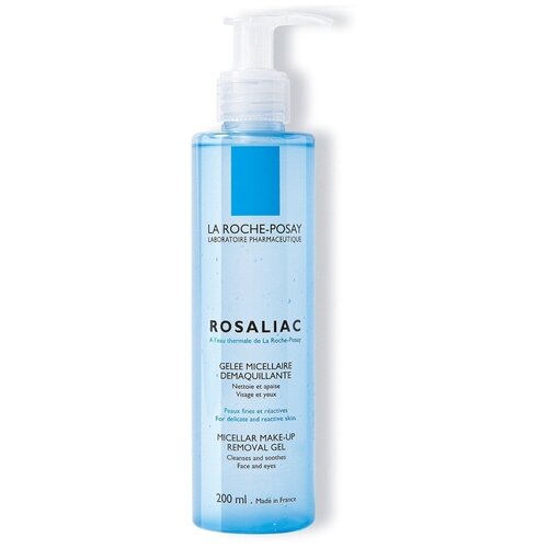 La Roche-Posay гель мицеллярный для кожи лица и век Rosaliac, 200 мл rosaliac gel мицеллярный гель для кожи лица и век 195мл