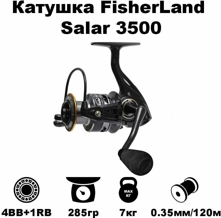 Катушка рыболовная FisherLand Salar 3500