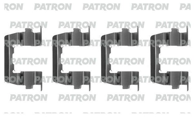 Монтажный комплект тормозных колодок PATRON PSRK1090