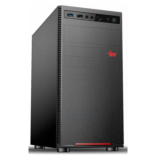 Компьютер iRU Home 310H5SE, Intel Core i3 10100, DDR4 8ГБ, 240ГБ(SSD), Intel UHD Graphics 630, Windows 10 Pro, черный [1628047]
