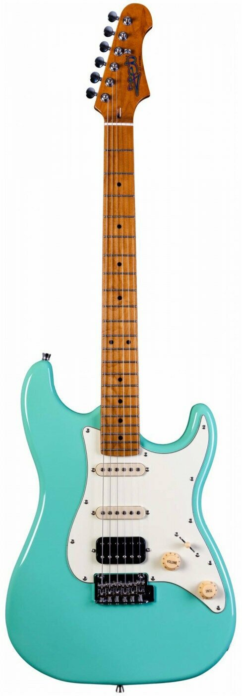 Электрогитара JET JS-400 SFG, Stratocaster, цвет морской волны