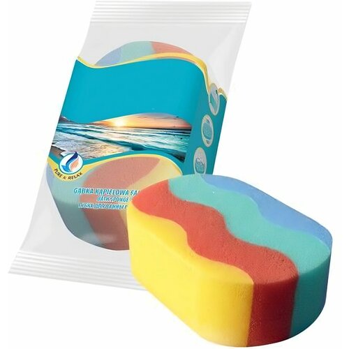 Губка для тела овальная - выполнена из специального мягкого поролона жесткий массажный слой тщательно очищает и прекрасно массирует кожу усиливая кровообращение 484₽