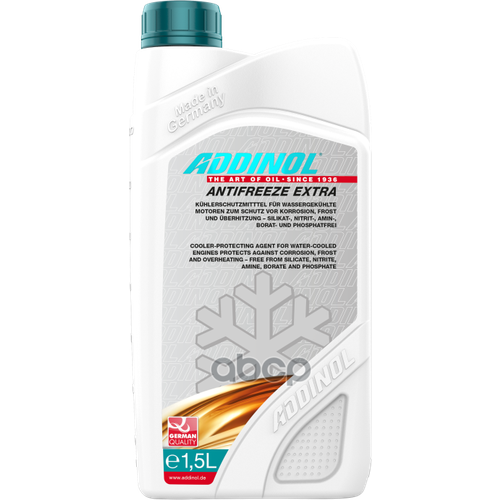 Addinol Antifreeze Extra G12/G12+ Антифриз Красный Концентрат (1.5L) ADDINOL арт. 4014766072320