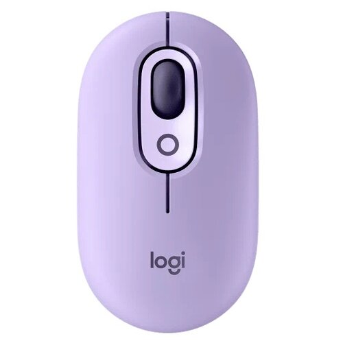 Беспроводная мышь Logitech Pop, фиолетовый беспроводная мышь logitech pop blast