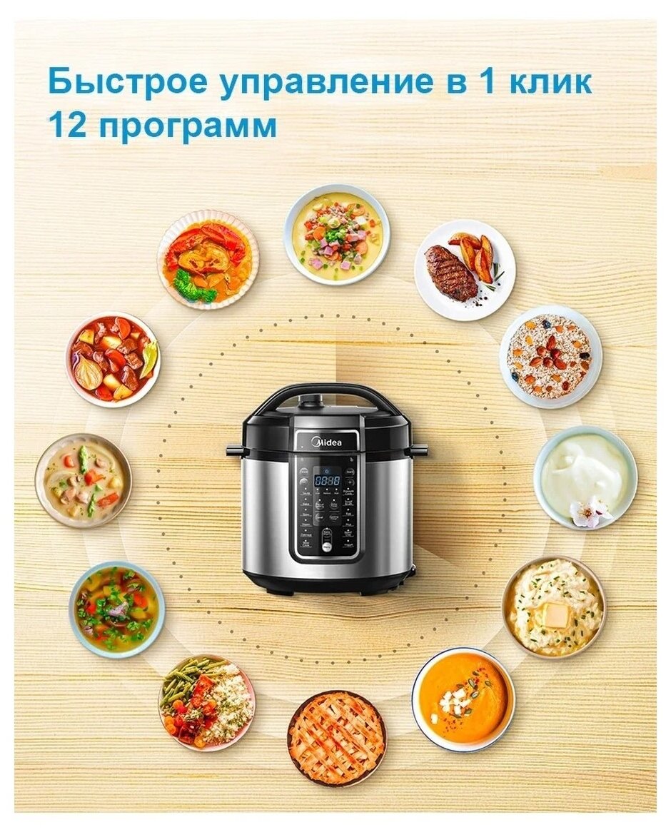 Мультиварка-скороварка Midea MPC-6037 - фотография № 10