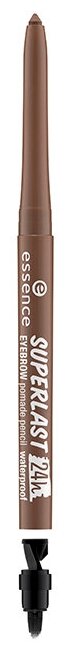 Карандаш для бровей `ESSENCE` SUPERLAST 24H водостойкий, тон 20 (Brown)