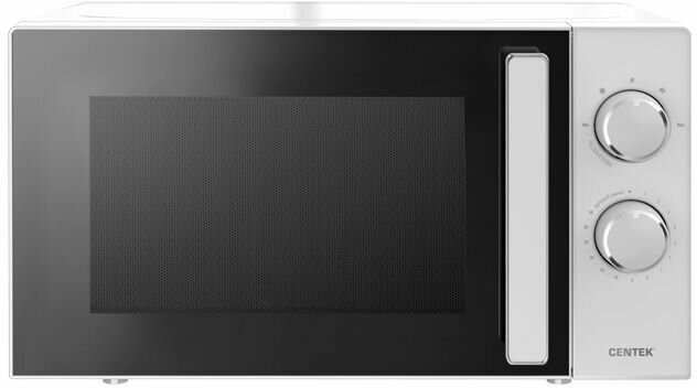 Микроволновая печь CENTEK CT-1560 объем 20 л мощность 700 Вт белый черный