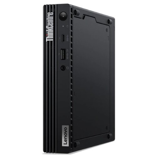 фото Настольный компьютер lenovo thinkcentre tiny m70q (11dt008cru) slim-desktop/intel core i3-10100t/8 гб/256 гб ssd+1 тб hdd/intel uhd graphics 630/ос не установлена чеpный