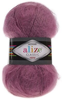 Пряжа Alize Mohair classic new вишневый (169), 5 шт