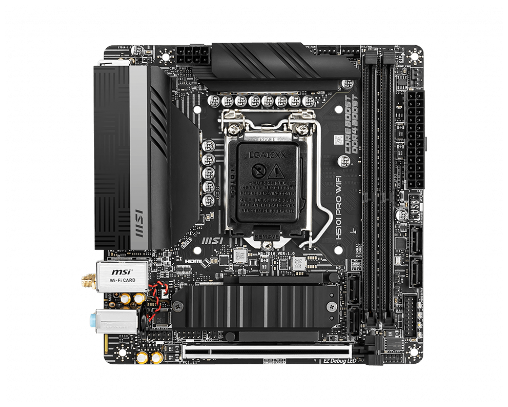 MicroStar MSI H510I PRO WIFI S1200 MITX