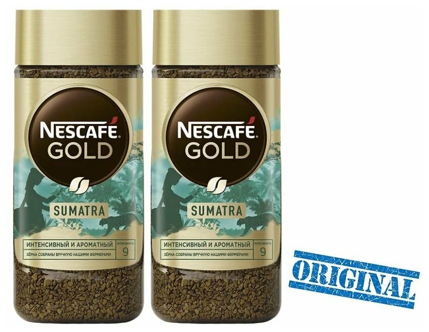 Nescafe Gold Origins Sumatra 170 гр х 2шт Кофе растворимый - фотография № 2