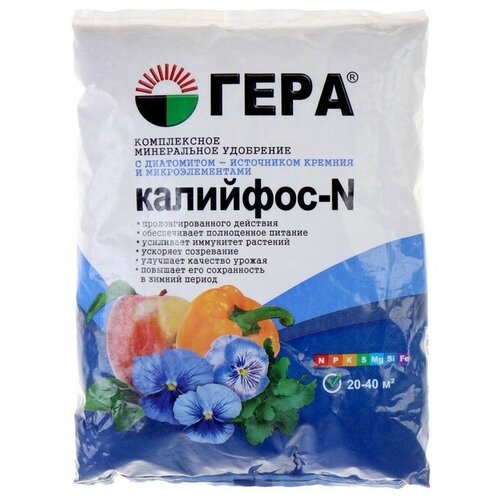 Удобрение Гера Калийфос-N, 0.9 л, 0.9 кг