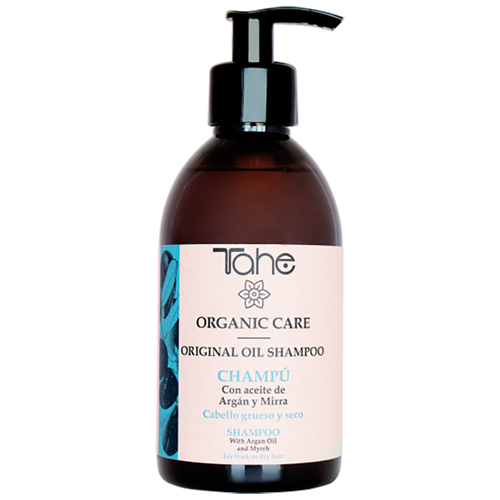 Tahe шампунь Organic Care Original Oil for thick and dry hair для тяжёлых, непослушных и сухих волос, 300 мл tahe organic care nutritium питательная маска для тонких и сухих волос 500 мл