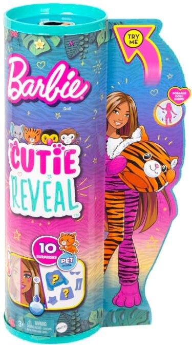 Кукла Mattel Barbie Cutie Reveal, HKP99 голубой/розовый