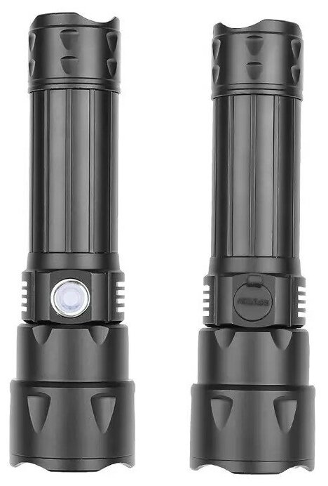Фонарь ручной фонарь ручной светодиодный аккумуляторный фонарик с USB зарядкой фокусировка зума алюминиевый корпус