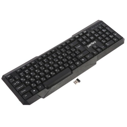 Клавиатура FREEDOM PF-5191 беспроводная мембранная USB 1xAA нет в компл чeрная 280000₽