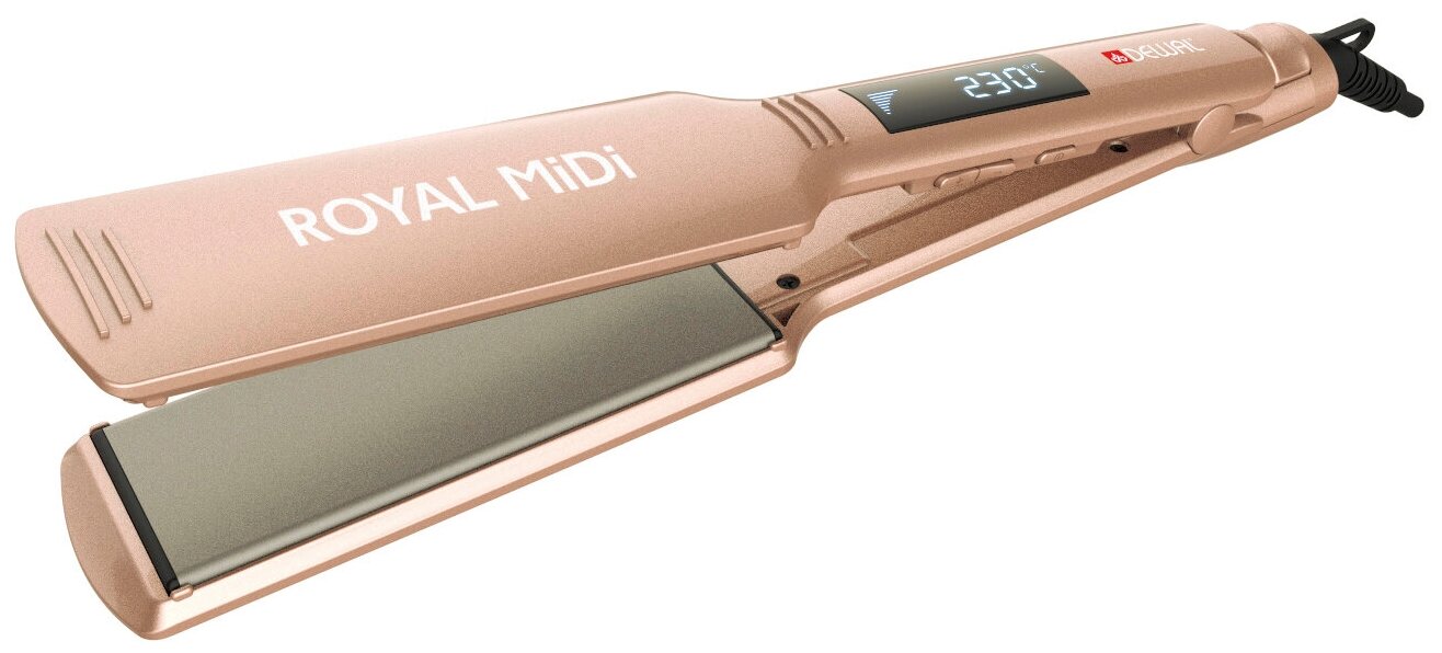 Выпрямитель DEWAL Pro 03-404 Royal Midi, розовый
