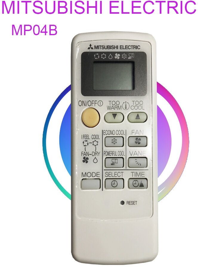 Пульт Mitsubishi Electric MP04B, для кондиционера Mitsubishi Electric MSZ-HC25VA