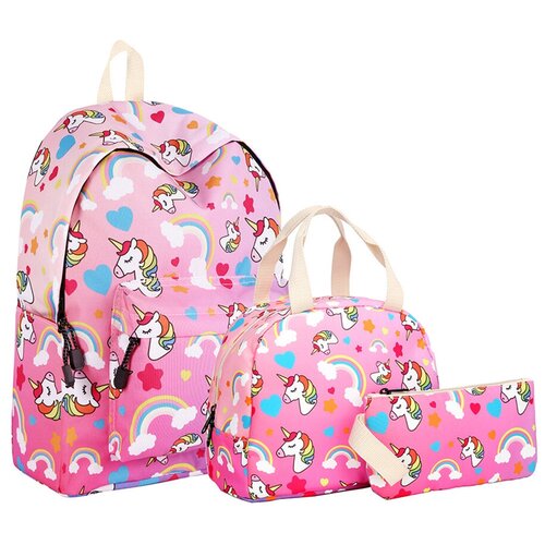 Рюкзак Snoburg пенал в комплекте рюкзак школьный для девочки и мальчика snoburg пенал в комплекте фиолетовый