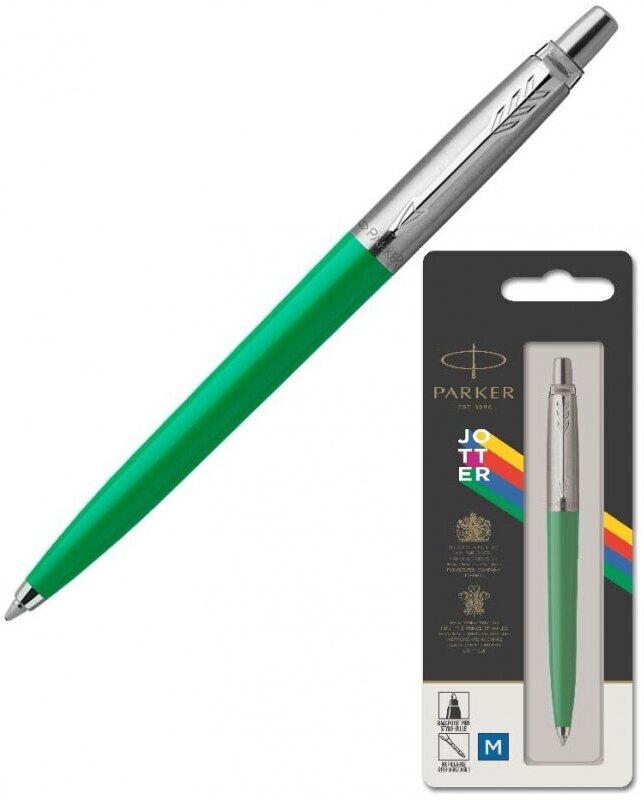 Ручка шариковая Jotter Color, зеленый M (2076058) PARKER - фото №1