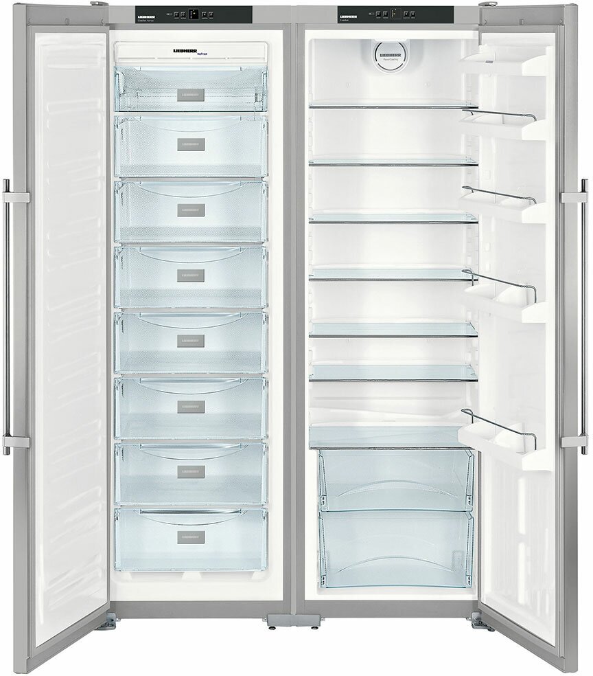 Холодильник Liebherr Skesf 4240, серебристый - фото №4