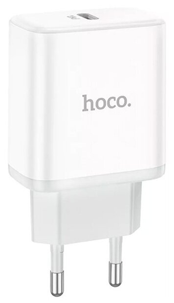 Сетевое зарядное устройство Hoco C104A Stage Single Port PD20W белый