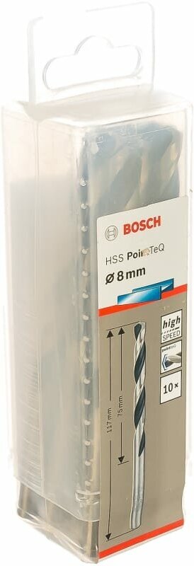 Сверло по металлу, по бетону, винтовое BOSCH PointTeQ 2.608.577.248 8 x 117 мм - фотография № 10