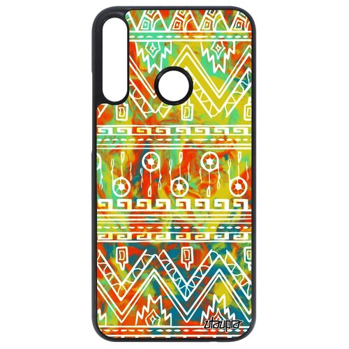 фото Чехол на телефон huawei p40 lite e, "ацтекские мотивы" этнический индейский utaupia