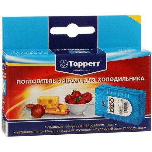 Поглотитель запаха для холодильника Topperr аксессуары к холодильникам topperr поглотитель запаха для холодильника 3103