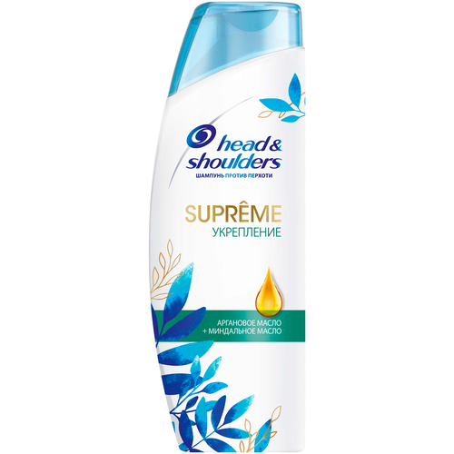 Шампунь для волос HEAD  SHOULDERS Supreme укрепление масло арганы 300мл.