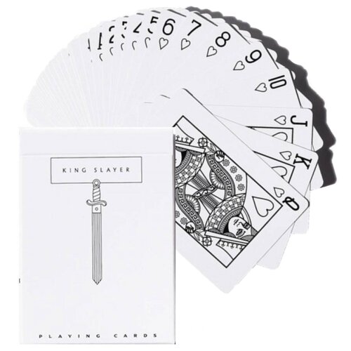 Ellusionist игральные карты King Slayer 54 шт. white