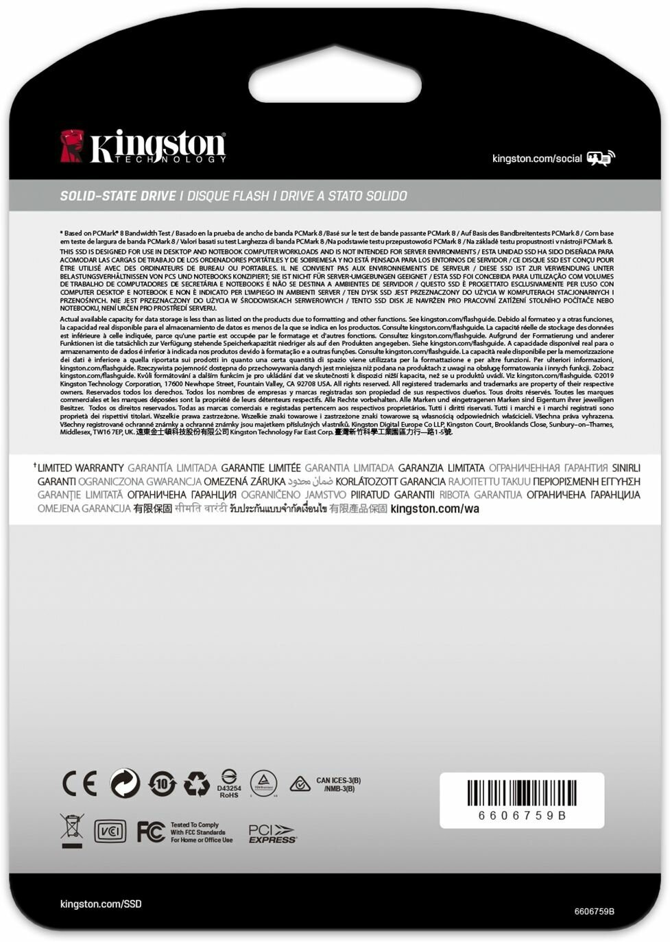 SSD накопитель KINGSTON KC2500 1ТБ, M.2 2280, PCI-E x4, NVMe - фото №6