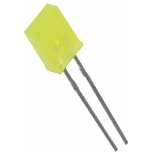 10 штук! Светодиод индикаторный прямоугольный желтый LED BL-R3122N 2х5х7мм 140С (Д)