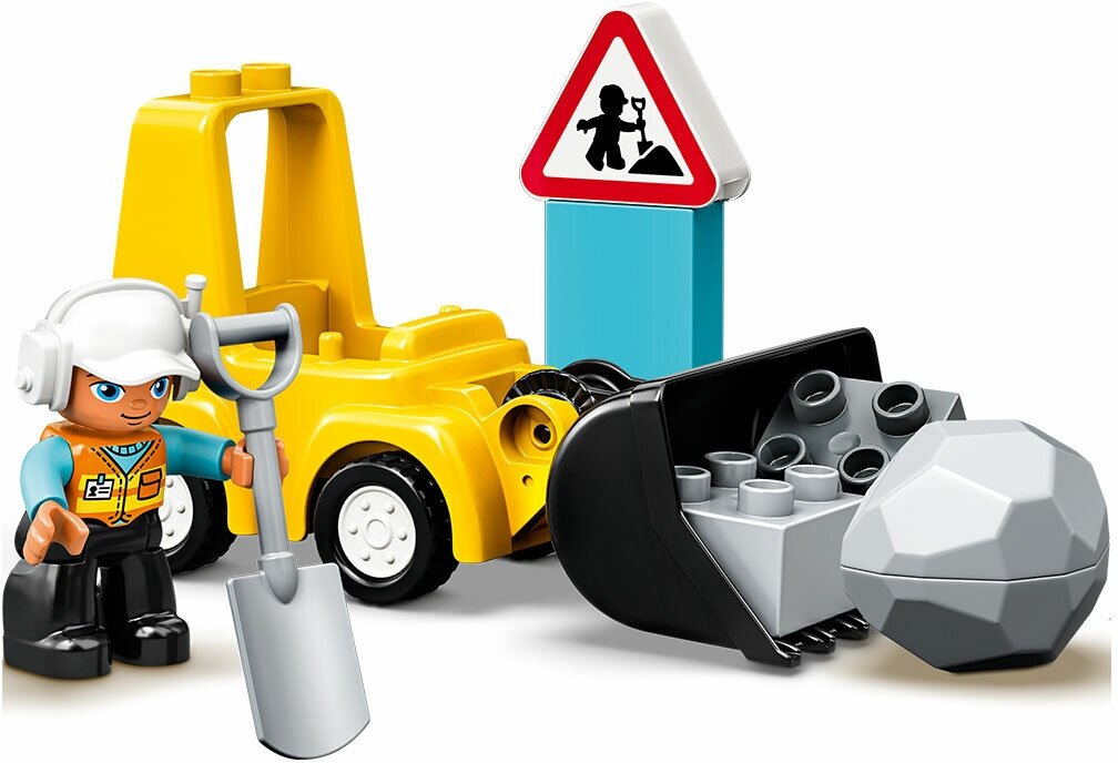 Конструктор LEGO DUPLO Town Грузовик и гусеничный экскаватор, 20 деталей (10931) - фото №13